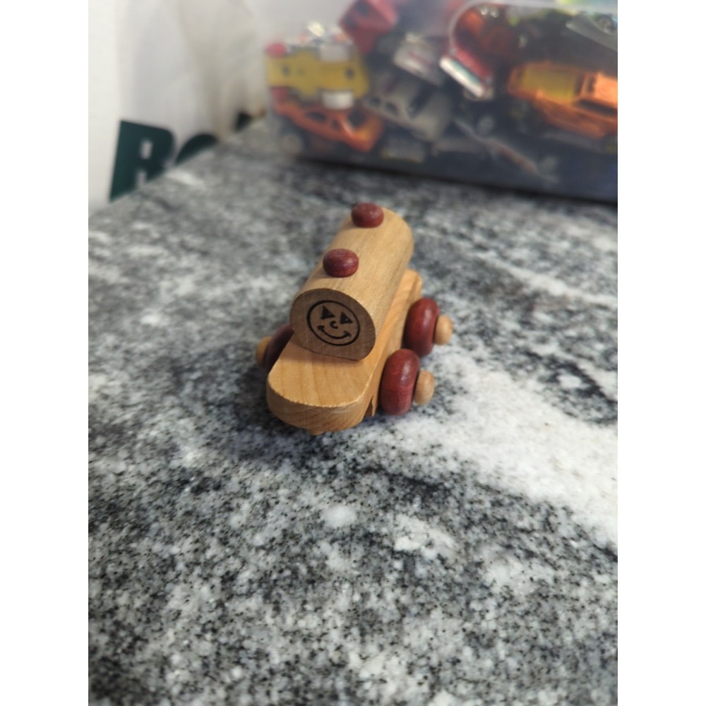 Vintage The Montgomery Schoolhouse Wooden Train Car Toy Vermont